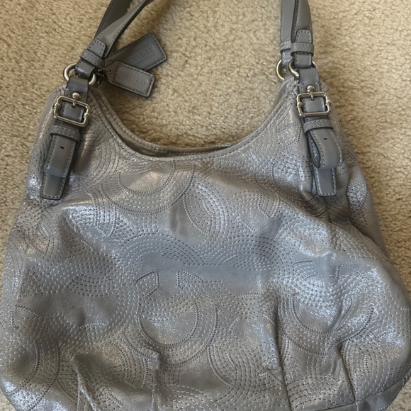 Coach Madison Maggie Hobo - Silver - Picture 9 of 14